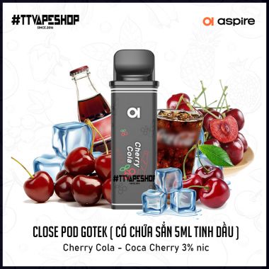 Đầu Pod Gotek X ( Close Pod ) 5ml - Cherry Cola - Coca Cherry