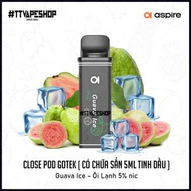 Đầu Pod Gotek X ( Close Pod ) 5ml - Guava Ice - Ổi Lạnh
