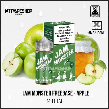 Jam Monster Freebase - Lemon ( Mứt Chanh ) 3-6mg/100ml