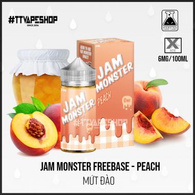 Jam Monster Freebase - Raspberry ( Mứt phúc bồn tử ) 3-6mg/100ml