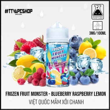 Frozen Fruit Monster - 3mg/100ml- Blueberry Raspberry Lemon - Việt quốc mâm xôi chanh