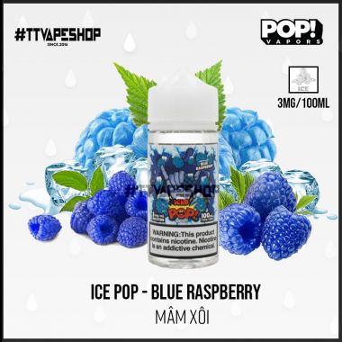 Ice Pop Freebase 3ml/100ml - Blue RaspBerry - Mâm Xôi