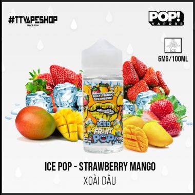 Ice Pop 3mg/100ml - Strawberry Mango - Xoài Dâu