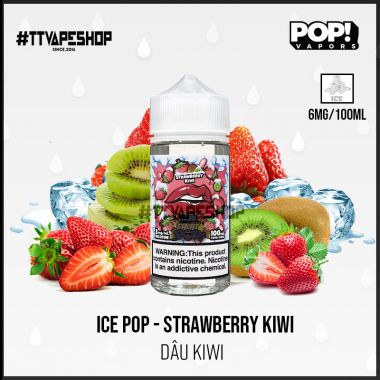 Ice Pop 3ml/100ml - Strawberry Watermelon - Dâu Dưa Hấu