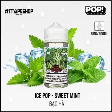 Ice Pop Freebase 3ml/100ml - Sweet Mint - Bạc Hà