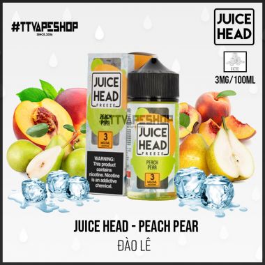 Juice Head 6mg/100ml - Peach Pear - Đào Lê