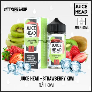 Juice Head 3mg/100ml -StrawBerry Kiwi - Dâu Kiwi