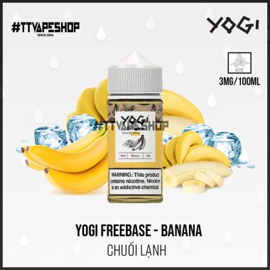 Yogi Freebase 3mg/100ml - Banana- Chuối