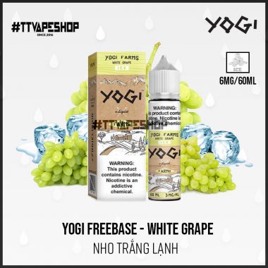 Yogi Freebase 3mg/60ml - White Grape - Nho Trắng