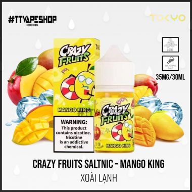 Crazy Fruits 35mg/30ml Mango King - Xoài Lạnh