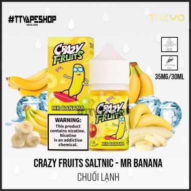 Crazy Fruits 35mg/30ml Mr Banana - Chuối Lạnh