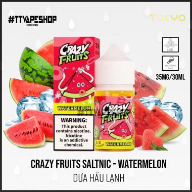 Crazy Fruits 35mg/30ml Watermelon - Dưa Hấu Lạnh