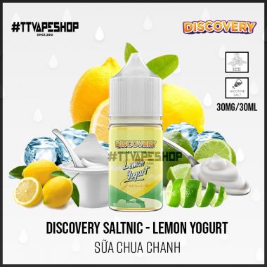 Discovery Saltnic 30mg/30ml Lemon Yogurt - Sữa Chua Chanh