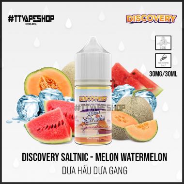 Discovery Saltnic 30mg/30ml Melon Watermelon - Dưa Hấu Dưa Gang