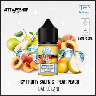 Icy Fruity Saltnic 35mg/30ml - Pear Peach - Đào Lê Lạnh