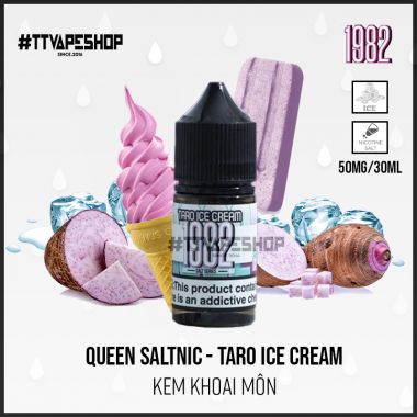 1982 Saltnic - 35mg/30ml - Taro Ice Cream - Kem Khoai Môn