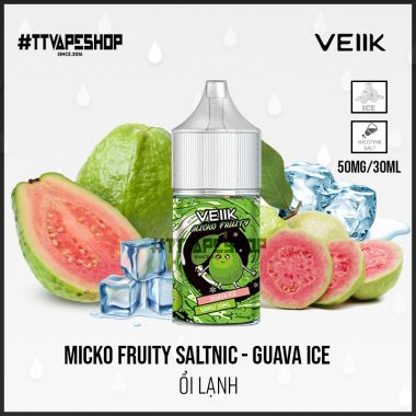 Micko Fruity Salt Guava Ice - ổi lạnh 30-50mg/30ml