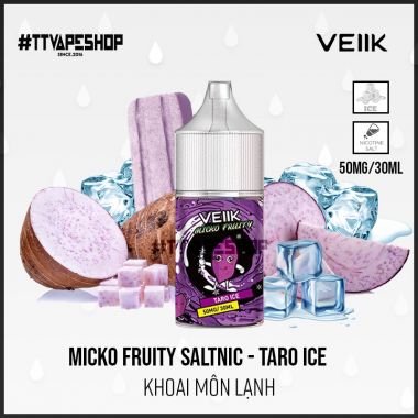 Micko Fruity Salt Taro Ice - Khoai môn lạnh 30-50mg/30ml