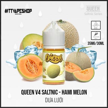 Queen v4 Saltnic Hami Melon - Dưa Lưới 35-50mg/30ml