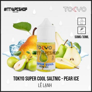 Tokyo Super Cool Saltnic - Pear ice - Lê lạnh 35-50mg/30ml