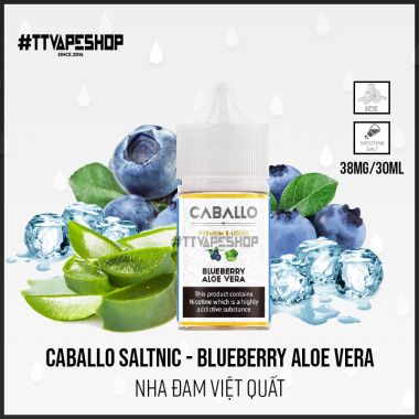 Caballo ( 38-58mg/30ml ) - Blueberry Aloe Vera - Nha Đam Việt Quất