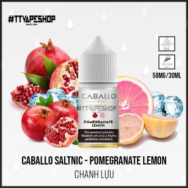 Caballo ( 38-58mg/30ml ) - Peach Melon - Đào Dưa Gang Lạnh