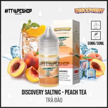 Discovery Saltnic 30-50mg/30ml - Peach Tea - Trà Đào