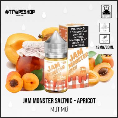Jam Monster Salt Nic - Apricot ( Mứt mơ ) 24-48mg/30ml