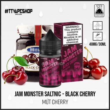 Jam Monster Salt Nic - Blueberry ( Mứt việt quất ) 24-48mg/30ml