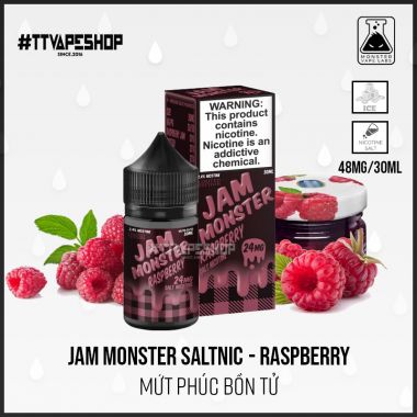 Jam Monster Salt Nic - Apple ( Mứt Táo ) 24-48mg/30ml