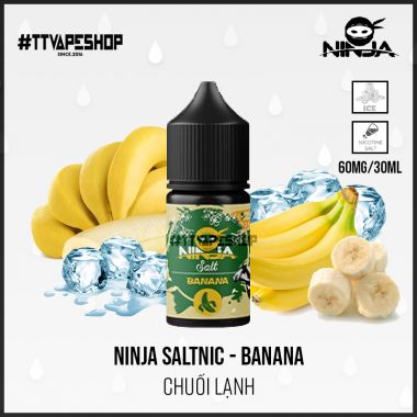 Ninja Saltnic 40-60mg/30ml - Banana ( Chuối )