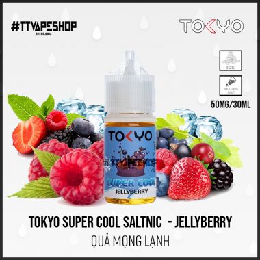 Tokyo Super Cool Saltnic - Jellyberry ( Quả Mọng Lạnh ) 35-50mg/30ml