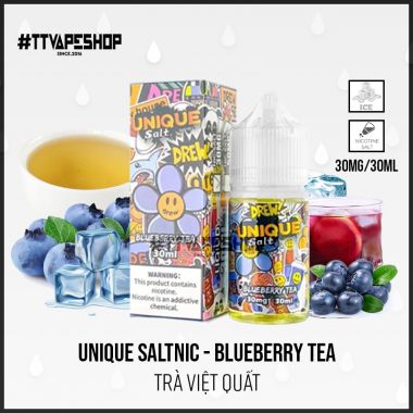 Unique Blueberry Tea 30-50mg/30ml - Trà việt quất Lạnh