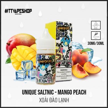 Unique Mango Peach 30-50mg/30ml - Xoài đào