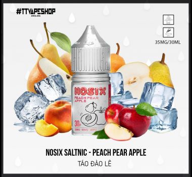 Nosix Saltnic Peach Pear Apple ( 35-55mg/30ml ) Táo Đào Lê