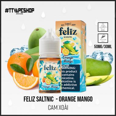 Feliz Salt Nic (40-50mg/30ml) - Orange Mango - Cam Xoài