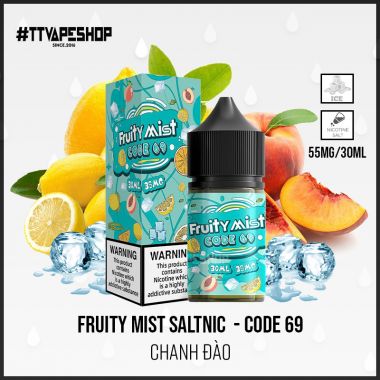 Fruity Mist Saltnic 35-55mg/30ml - Peach Plum ( Mận Đào )