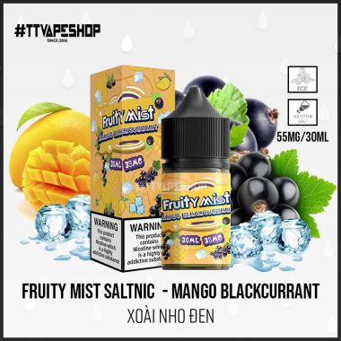 Fruity Mist Saltnic 35-55mg/30ml - Mango Blackcurrant ( Xoài Nho Đen )