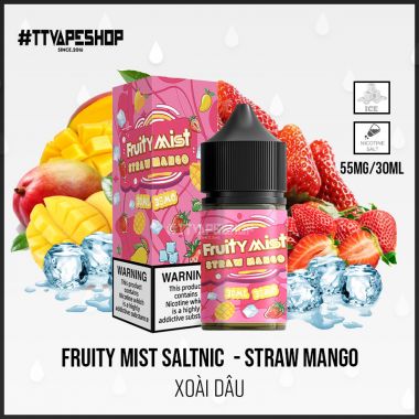 Fruity Mist Saltnic 35-55mg/30ml - Guava Berry ( Ổi Dâu )