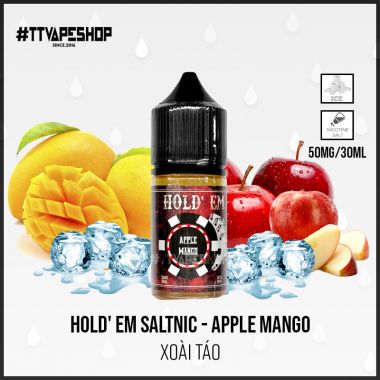 Hold' Em ( 30-50mg/30ml ) Apple Mango - Xoài Táo