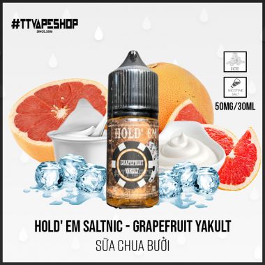 Hold' Em ( 30-50mg/30ml ) Grapefruit Yakult - Sữa Chua Bưởi