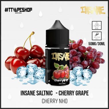 Insane Salt ( 20-35-50mg/30ml ) - Cherry Grape - Cherry Nho