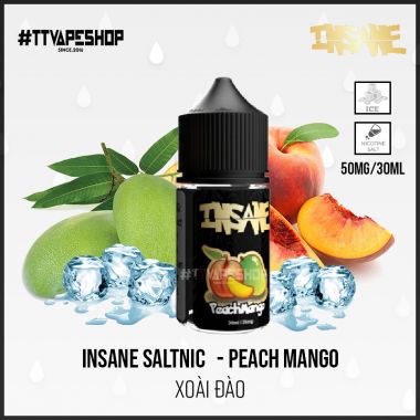 Insane Salt ( 20-35-50mg/30ml ) - Peach Mango - Xoài Đào