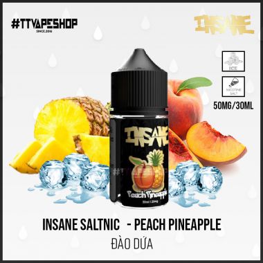 Insane Salt ( 20-35-50mg/30ml ) - Peach Pineapple - Đào Dứa