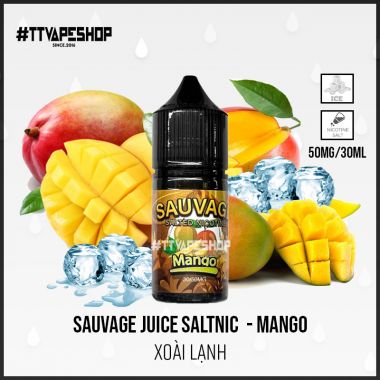 Sauvage Juice saltnic 30-50mg/30ml - Orange ( Cam Lạnh )