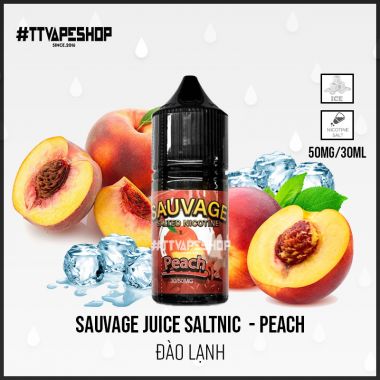 Sauvage Juice saltnic 30-50mg/30ml - Peach ( Đào Lạnh )