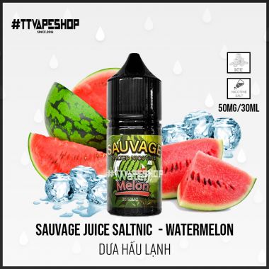 Sauvage Juice saltnic 30-50mg/30ml - Watermelon Kiwi Pomegranate ( Dưa Hấu Kiwi Lựu )