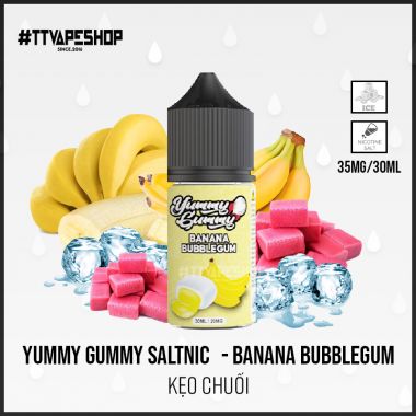 Yummy Gummy ( 35-50mg/30ml ) - Banana Bubblegum - Kẹo Chuối