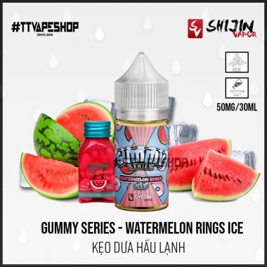 Gummy Series 35mg/30ml - Watermelon Rings Ice - Kẹo Dưa Hấu Lạnh