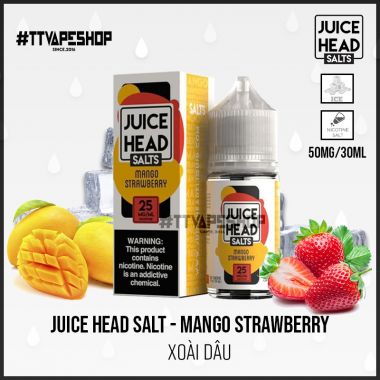Juice Head Salt 25mg/30ml -Mango Strawberry - Xoài dâu